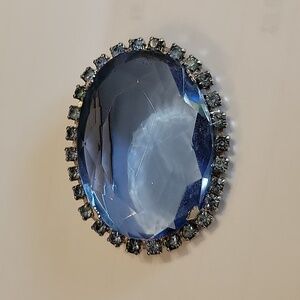 Vintage blue brooch